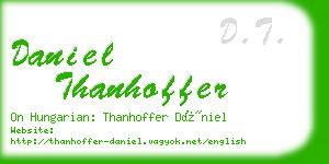 daniel thanhoffer business card